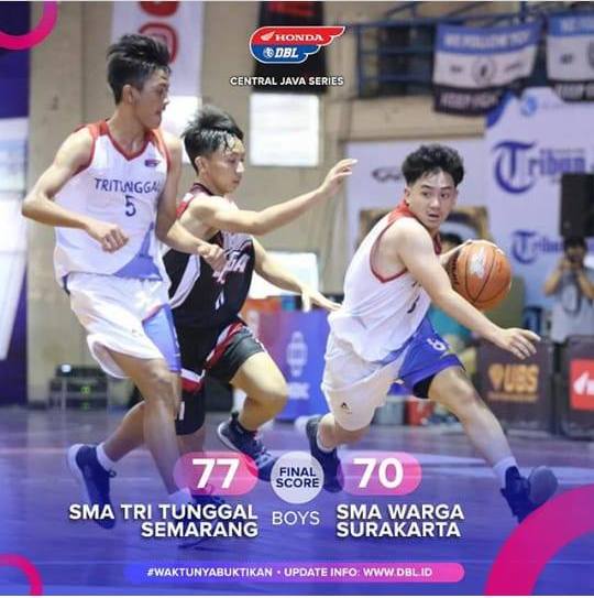 Perjuangan tak pernah berhenti Tim Basket Putra SMA WARGA Surakarta