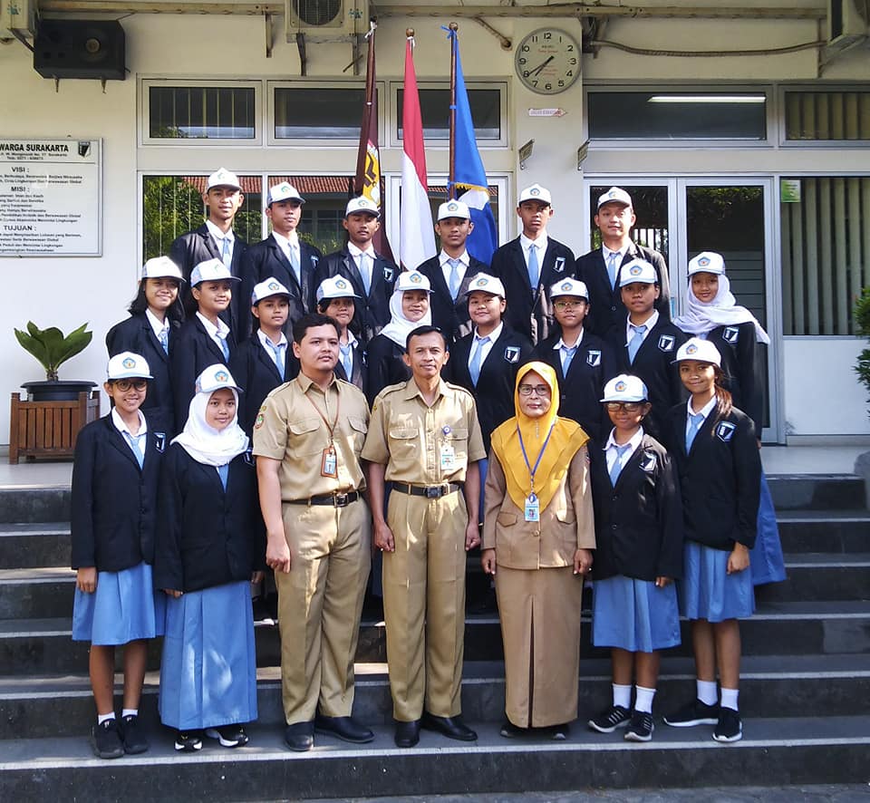 Pelantikan Ketua OSIS baru SMA WARGA Surakarta
