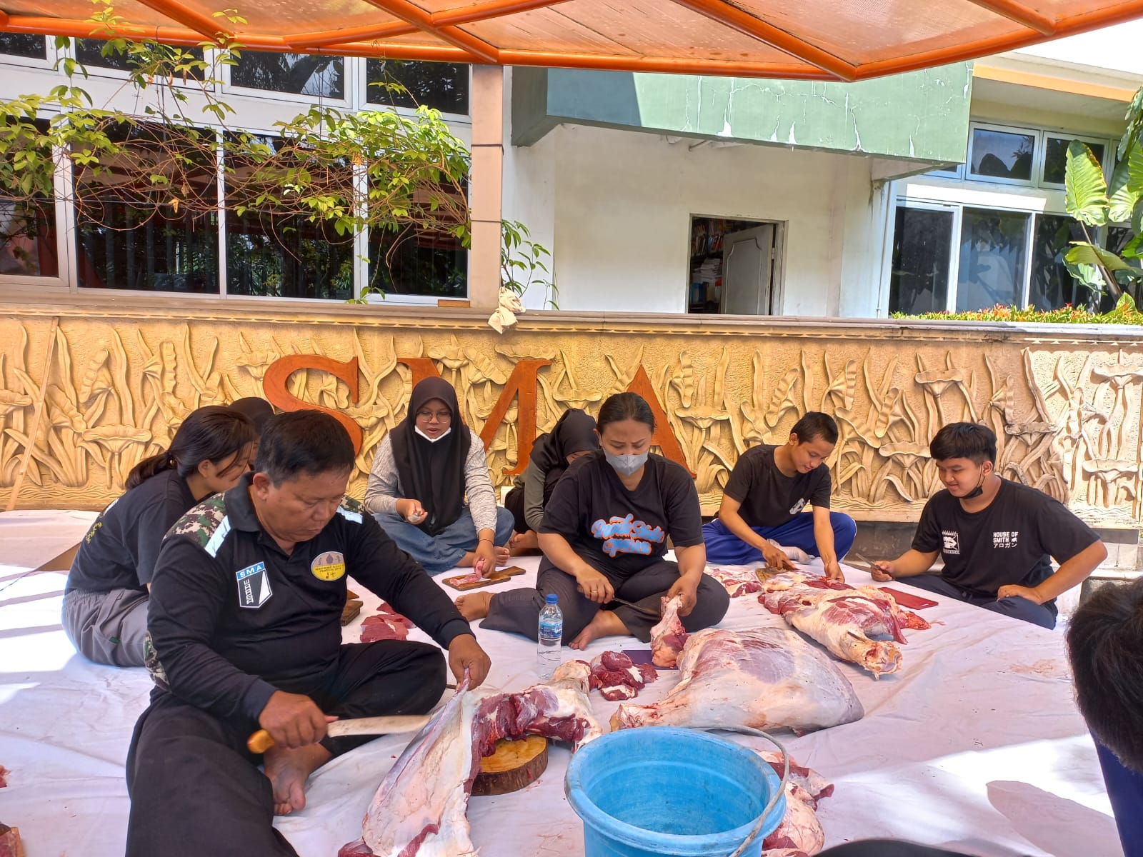 Penyembelihan Hewan Kurban (Idul Adha 1443 H)