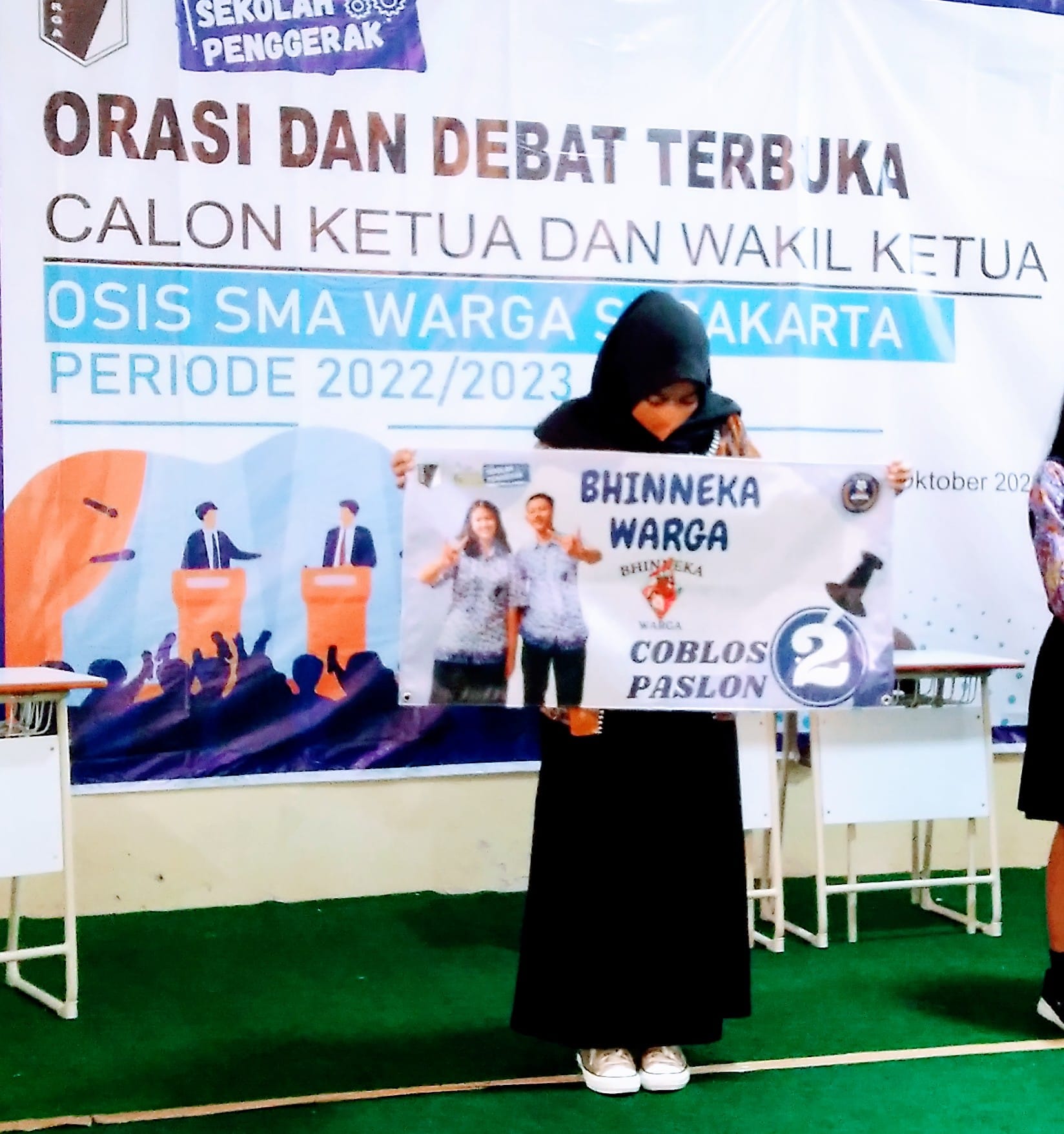 Orasi dan Debat Terbuka Calon Ketua dan Wakil Ketua OSIS
