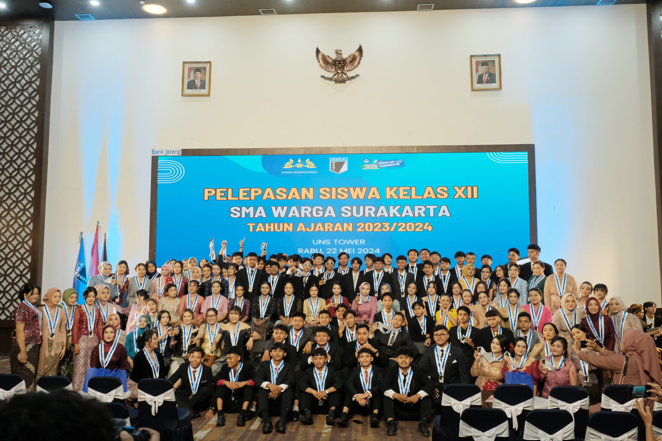 SMA Warga Gelar Pelepasan di Tower UNS untuk Angkatan 2023/2024